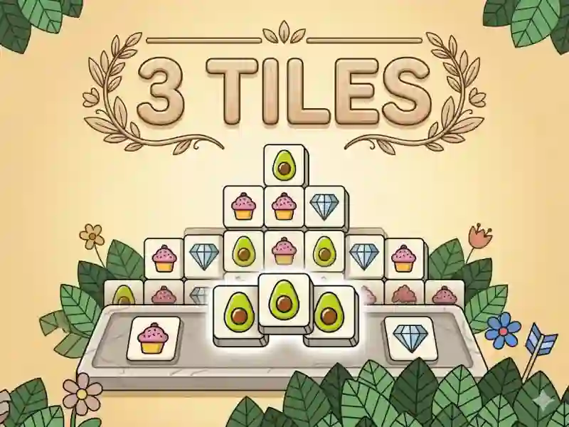 Gêm 3 Tiles ar-lein