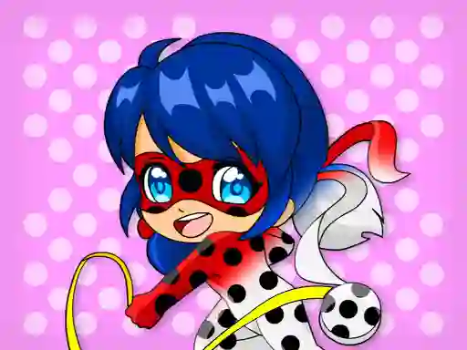 Gêm Chibi Dottedgirl Coloring Book ar-lein