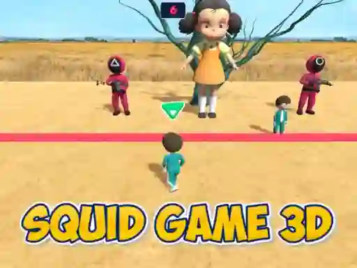 Gêm Squid Game 3D ar-lein