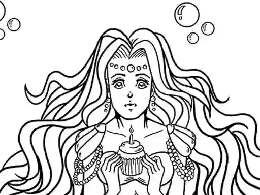 Gêm Kawaii Mermaids Coloring Book ar-lein