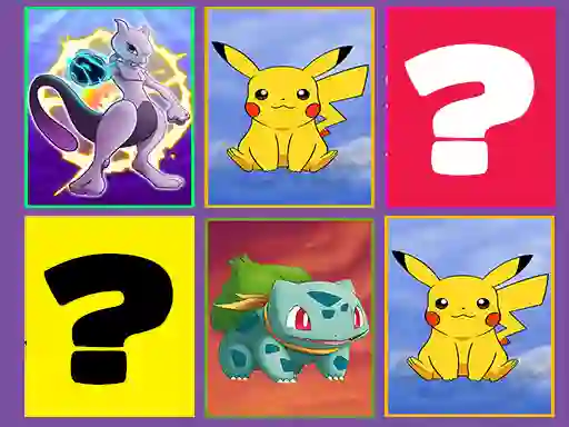 Gêm Pokemon Find Pairs ar-lein