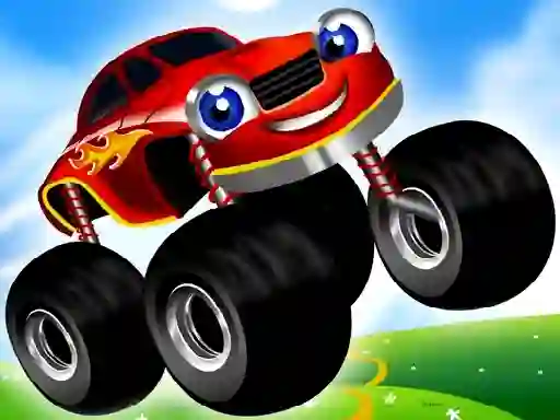 Gêm Monster Truck Memory ar-lein