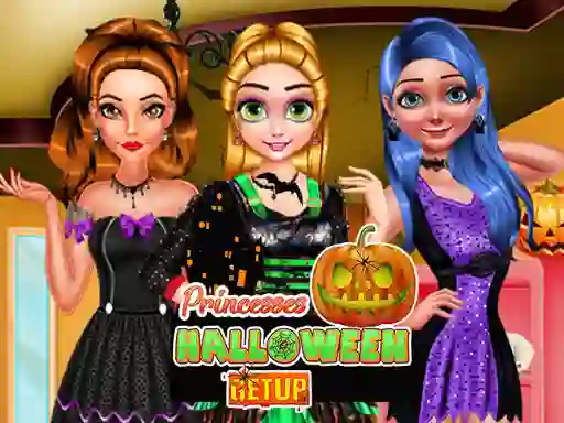 Gêm Princesses Halloween Getup ar-lein