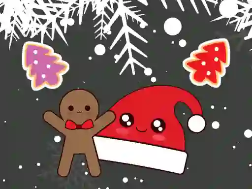 Gêm Christmas Cookies Match 3 ar-lein