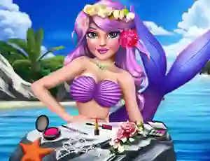 Gêm Princess Mermaid Makeup Style ar-lein