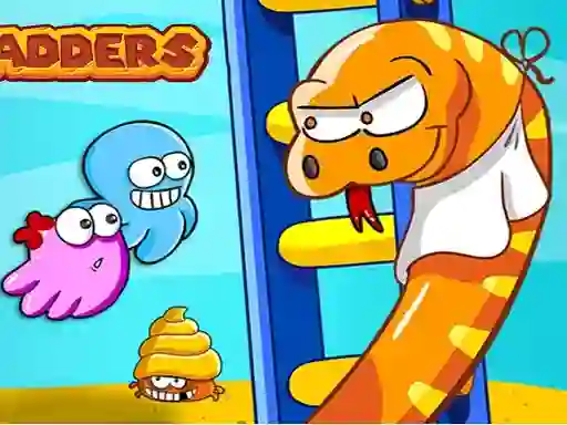 Gêm Snake On Ladders ar-lein