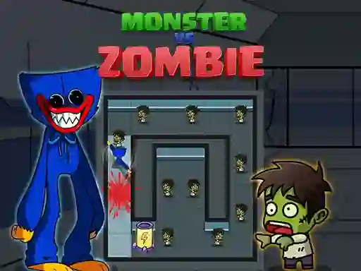 Gêm Monster vs Zombie ar-lein