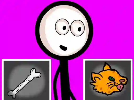 Gêm Stickman Choosing actions ar-lein