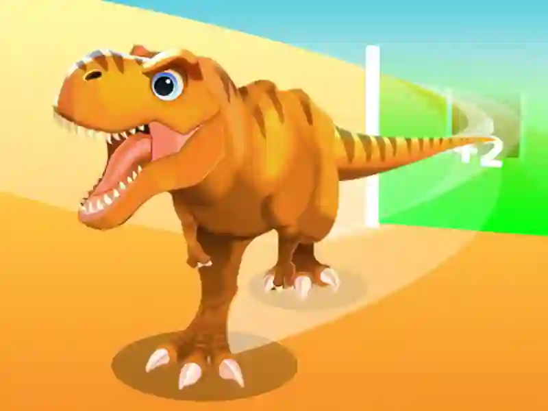 Gêm Dinosaur Runner 3D ar-lein