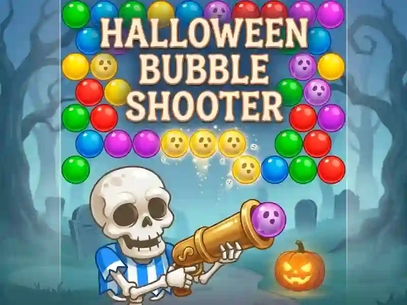 Gêm Halloween Bubble Shooter ar-lein