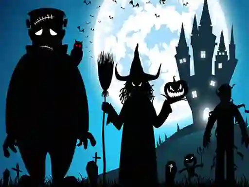 Gêm Crazy Halloween Memory ar-lein