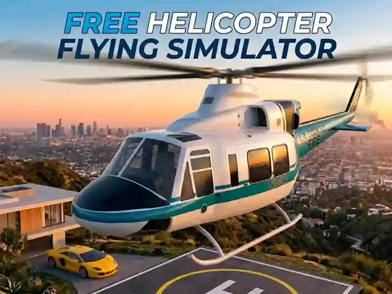 Gêm Free Helicopter Flying Simulator ar-lein