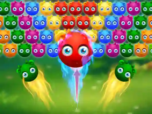Gêm Cute Monster Bubble Shooter ar-lein