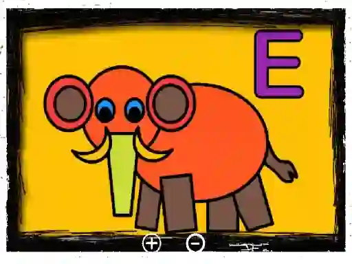 Gêm Easy Kids Coloring Letters ar-lein