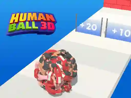 Gêm Human Ball 3d ar-lein