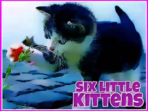 Gêm Six Little Kittens ar-lein