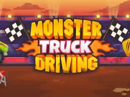 Gêm Monster Truck Driving ar-lein