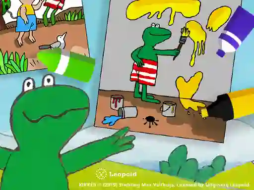 Gêm Coloring Kikker ar-lein
