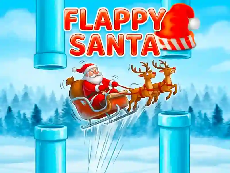 Gêm Flappy Santa ar-lein