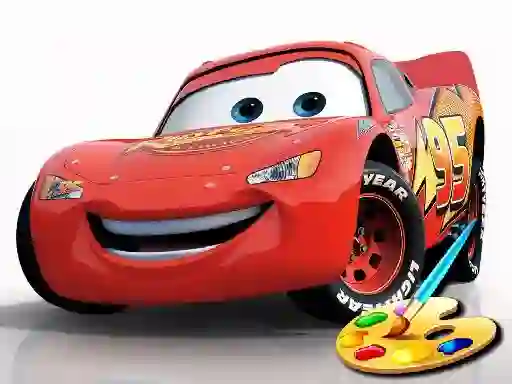 Gêm Disney Cars Coloring Book ar-lein