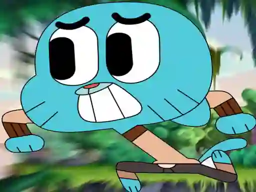 Gêm Gumball Jump adventure ar-lein