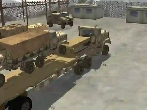 Gêm Transport Army vehicle truck driving ar-lein