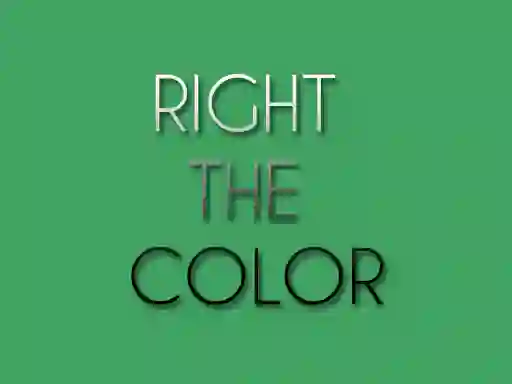 Gêm Right the Color ar-lein