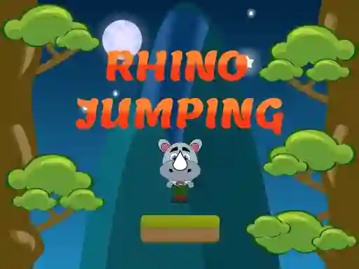 Gêm Rhino Jumping ar-lein