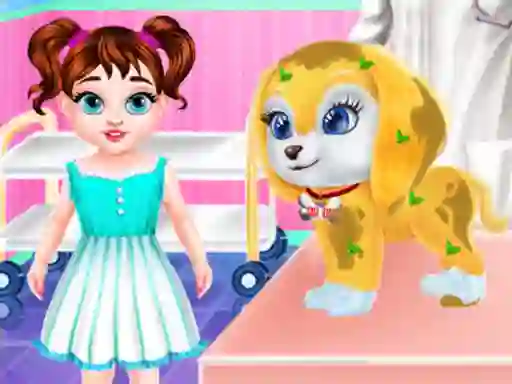 Gêm Baby Taylor Puppy Care ar-lein
