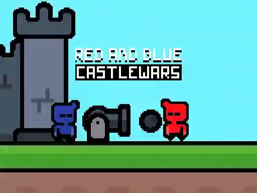 Gêm Red and Blue Castlewars ar-lein