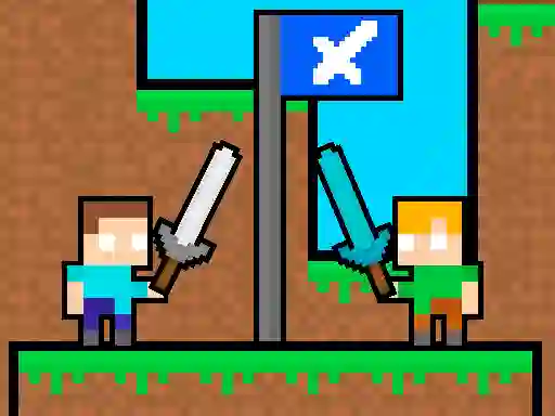 Gêm Friends Battle Swords Drawn ar-lein