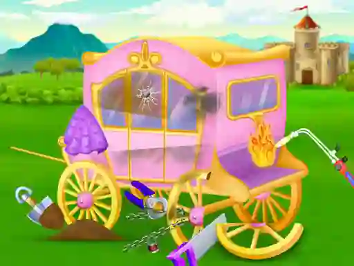 Gêm Princess Castle Cleaning ar-lein