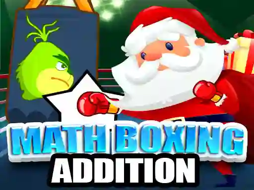 Gêm Math Boxing Christmas Addition ar-lein