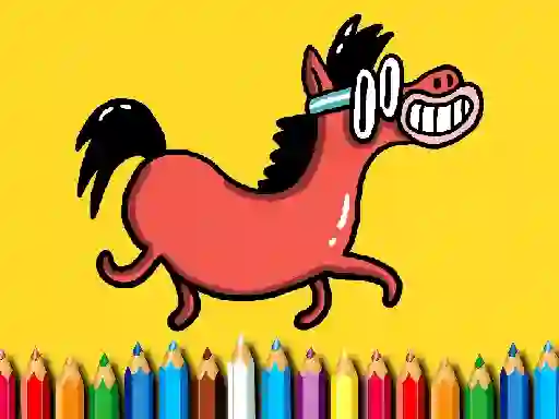 Gêm Back To School: Pony Coloring Book ar-lein
