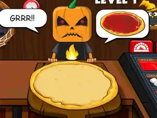 Gêm Halloween Pizzeria ar-lein