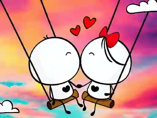 Gêm Spot The Differences Happy Valentines Day ar-lein