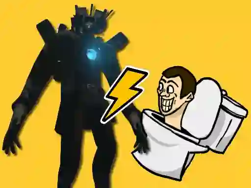 Gêm Skibidi Toilet Rush ar-lein