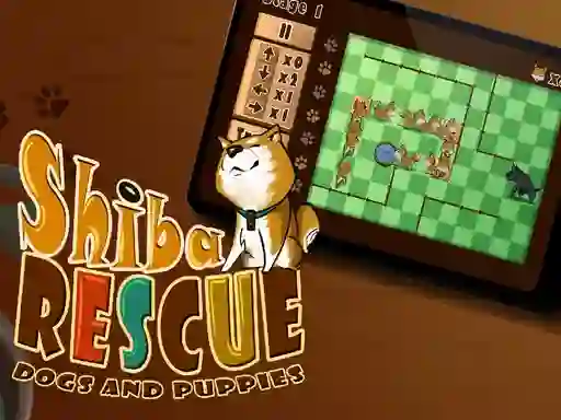 Gêm Shiba rescue : dogs and puppies ar-lein