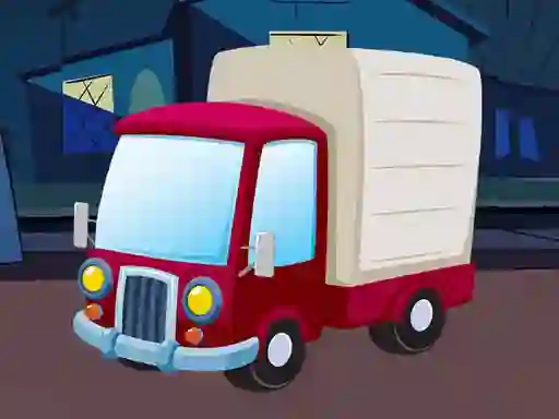 Gêm Fun Truck Jigsaw ar-lein