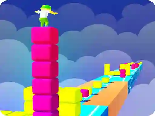 Gêm Cubes Stack 3D ar-lein