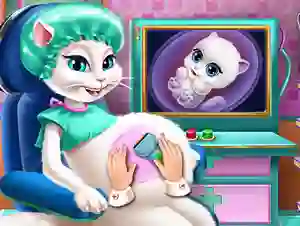 Gêm Kitty Pregnant Check-up ar-lein