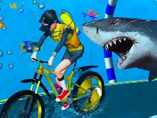 Gêm Under Water Bicycle Racing ar-lein