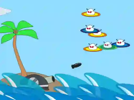 Gêm Island Defenders ar-lein