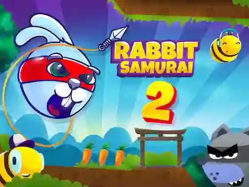 Gêm Rabbit Samurai 2 ar-lein
