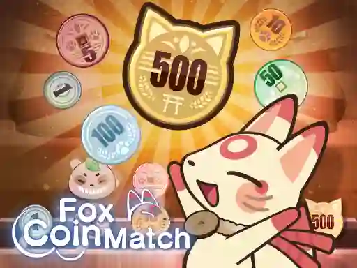 Gêm Fox Coin Match ar-lein