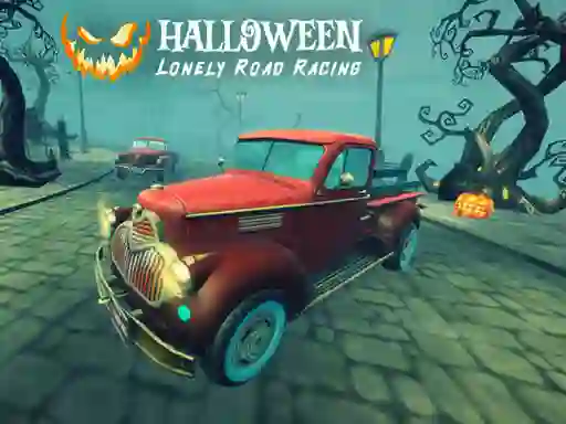 Gêm Halloween Lonely Road Racing ar-lein