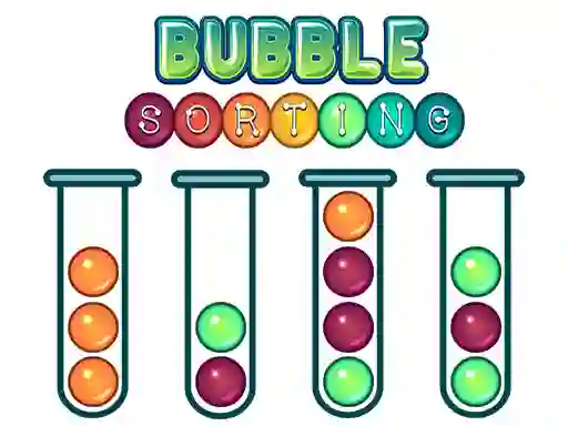 Gêm Bubble Sorting ar-lein