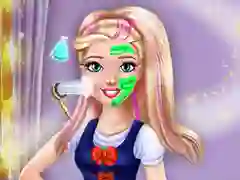 Gêm College Princess Spa Makeup ar-lein