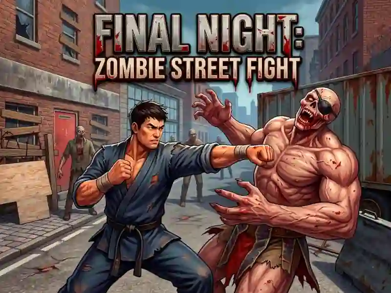 Gêm Final Night: Zombie Street Fight ar-lein