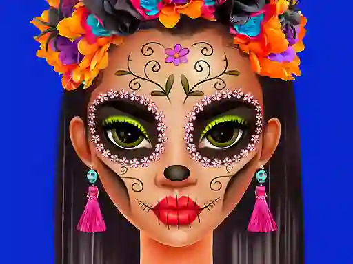 Gêm Halloween Makeup Trends ar-lein